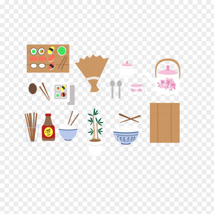 Japan Kitchen Objects Vector Object Clip Art PNG
