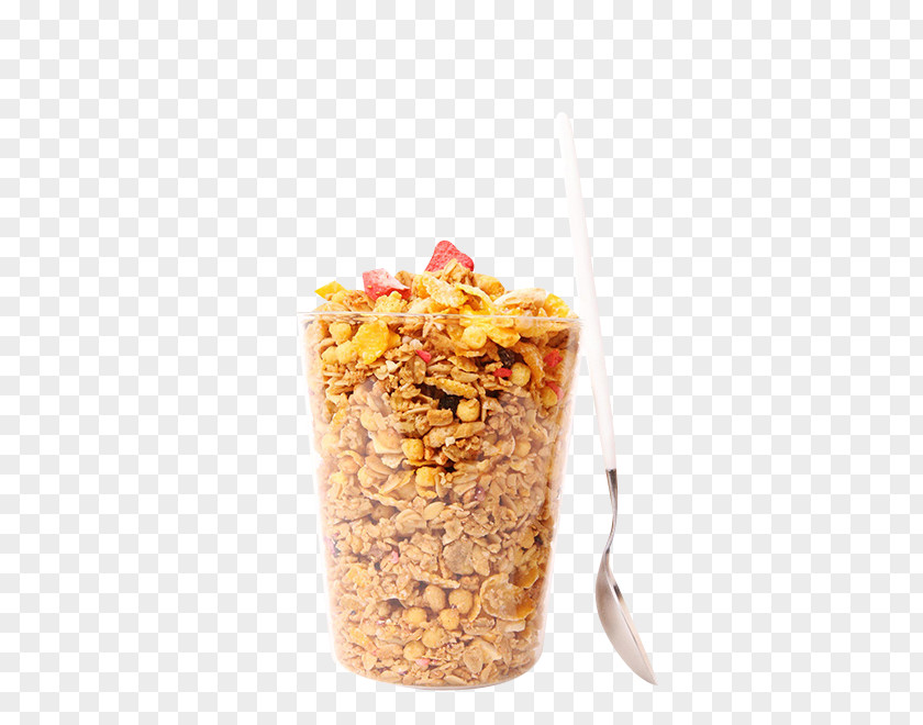 Energy Cereal Breakfast Material Muesli Tutti Frutti Milk PNG