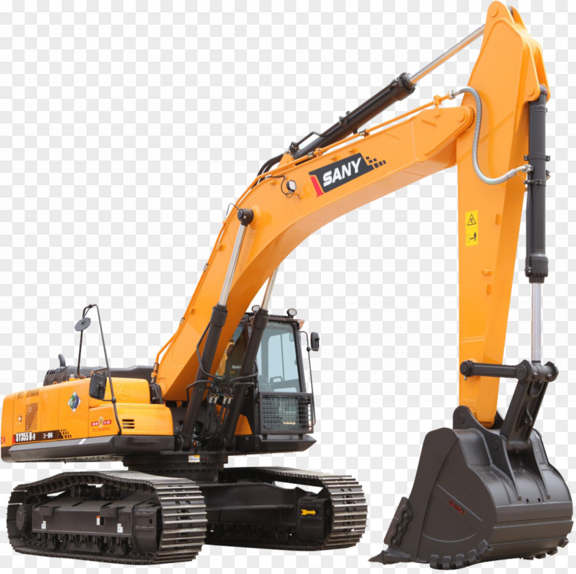 Excavator Decoration Sany Heavy Equipment Architectural Engineering Bucket PNG