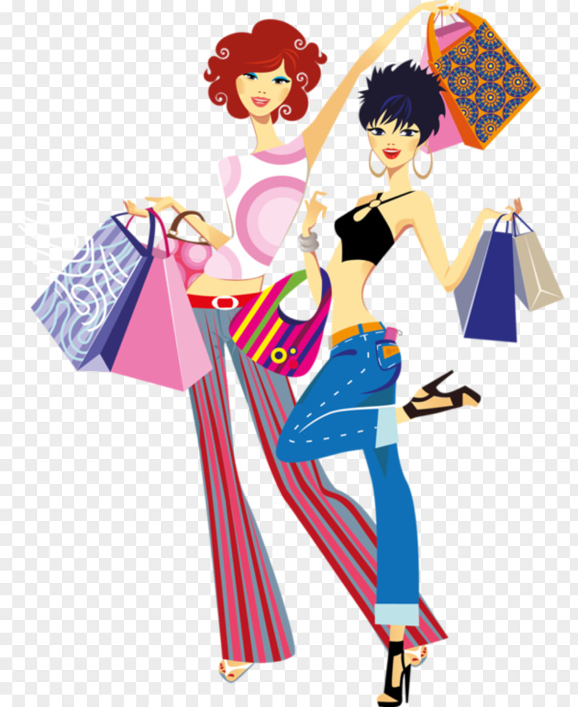 Fashion Chanel Shopping Cartoon PNG