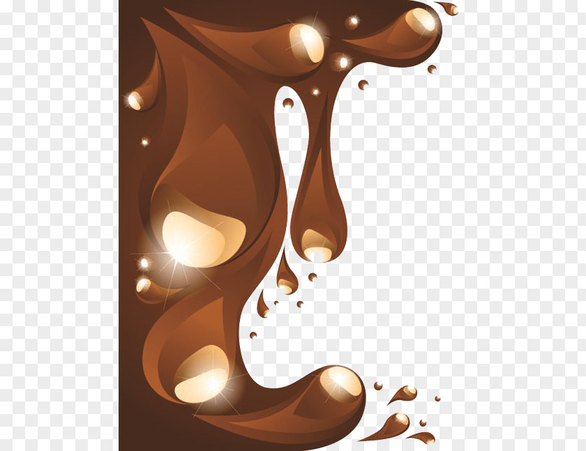 FIG Creative Coffee Splash Chocolate PNG