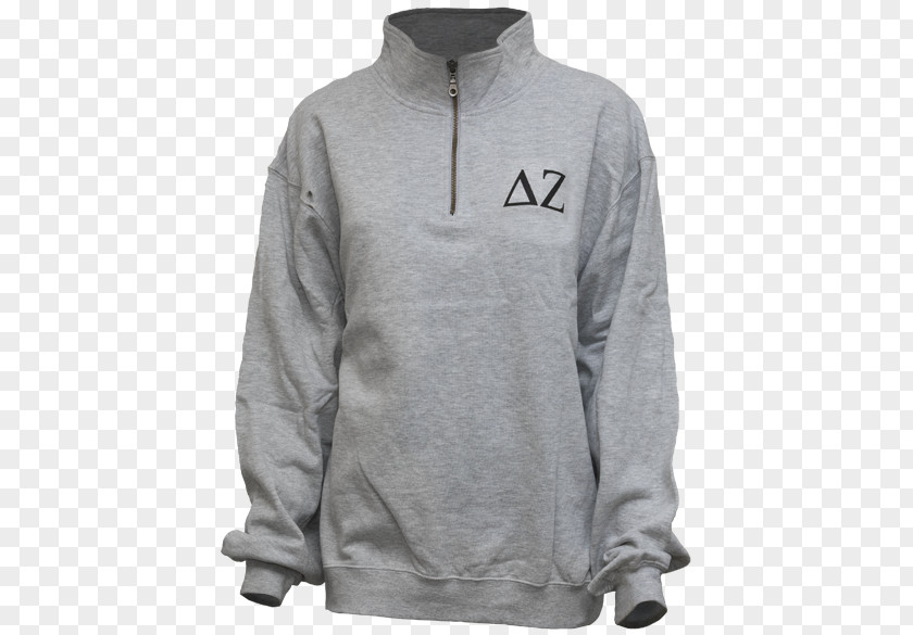 Half Zip Hoodie T-shirt Clothing Grey PNG