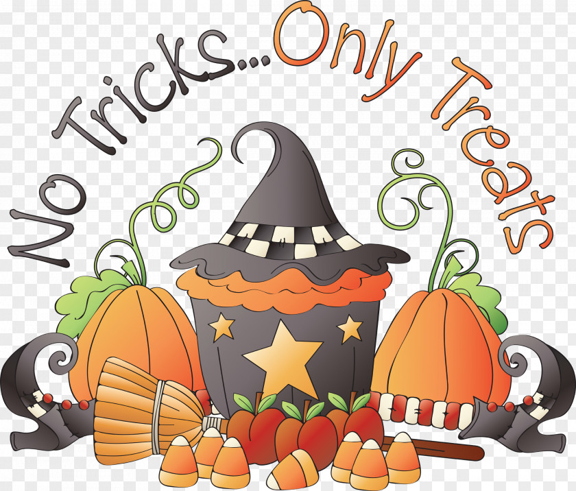 Pumpkin Halloween Pattern PNG