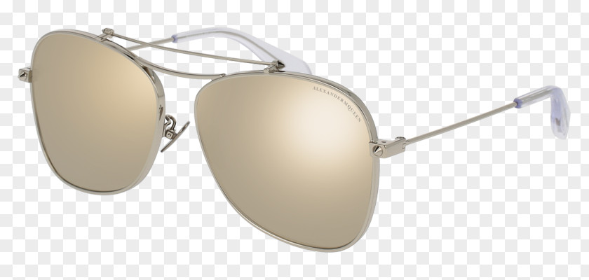 Alexander Mcqueen Sunglasses Ray-Ban Round Double Bridge Mirror Color Goggles PNG