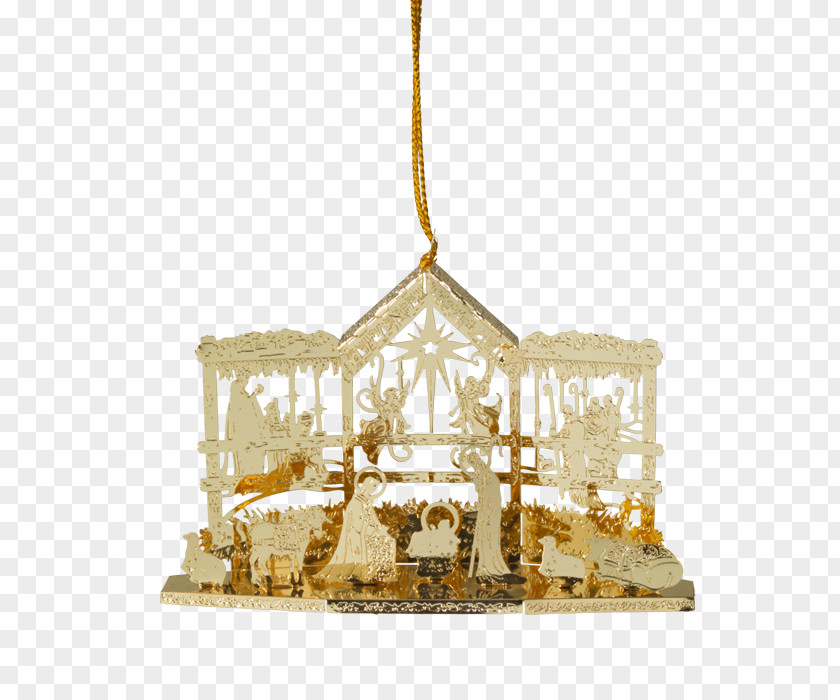 Christmas Nativity Chandelier Ceiling Ornament Light Fixture PNG