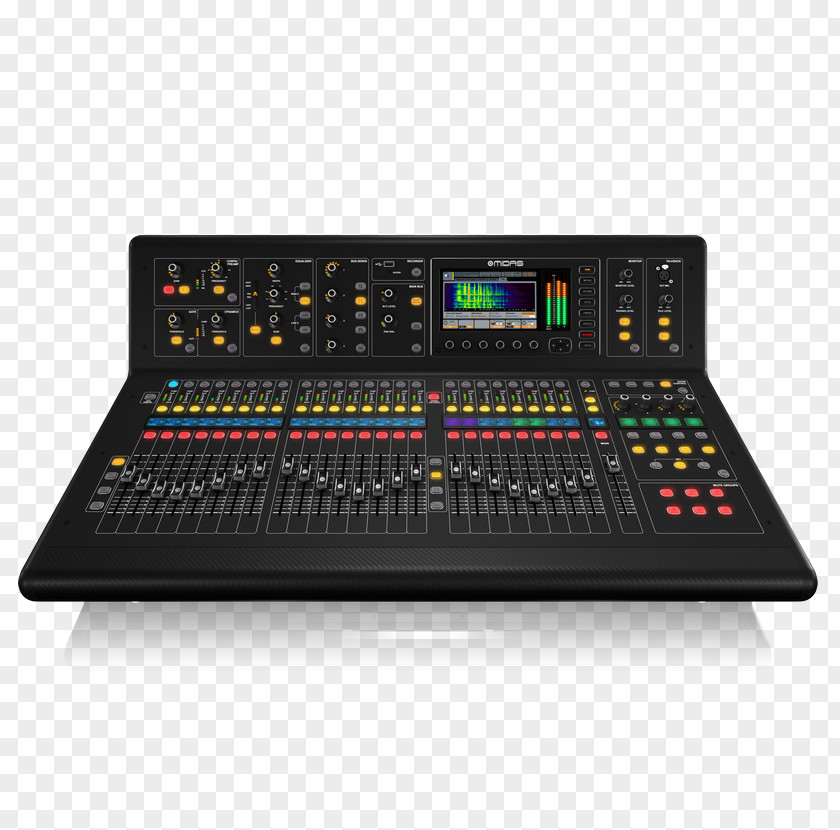 Digital Mixing Console Microphone Midas M32 Audio Mixers Consoles PNG