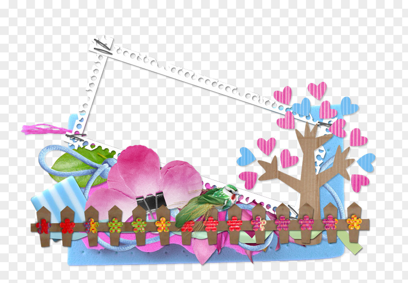 Floral Design Creative Border Plant Material Clip Art PNG