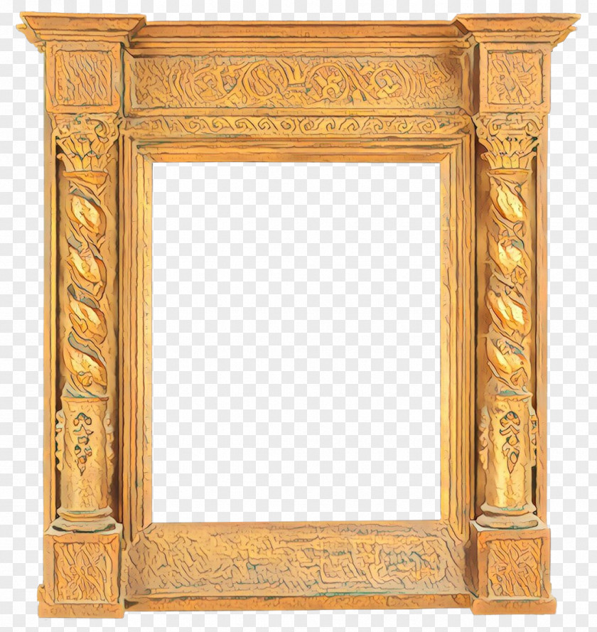 Napoleon Iii Style Interior Design Wood Background Frame PNG