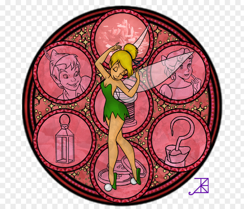 Peter Pan Stained Glass Tiana The Walt Disney Company Princess Art PNG