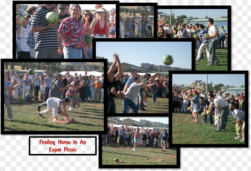 Picnic Expatriate Recreation Pasadena Lesson Photomontage PNG