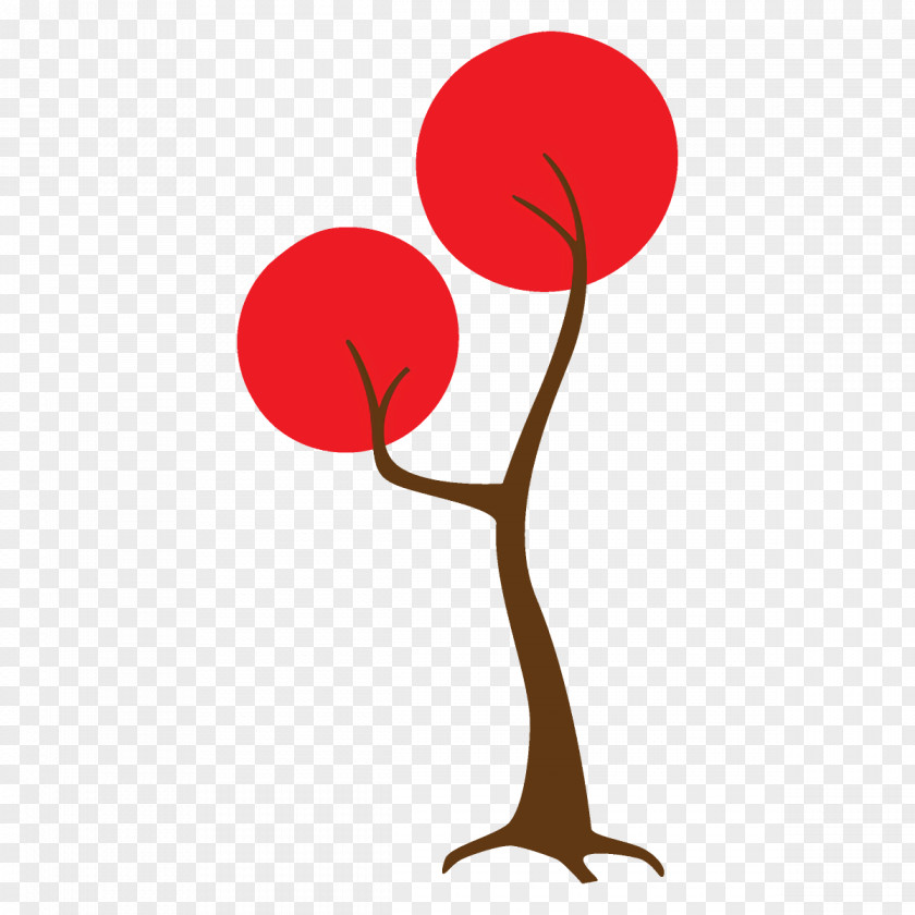 Plant Stem Red Tree Clip Art PNG