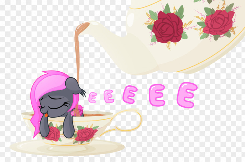 Pony Teacup Artist Coffee Cup PNG