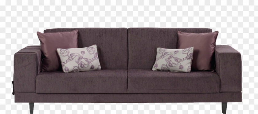 Loveseat Couch Textile Sofa Bed PNG