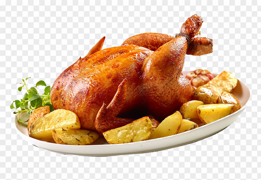 Roast Chicken Meat Food Air Fryer PNG