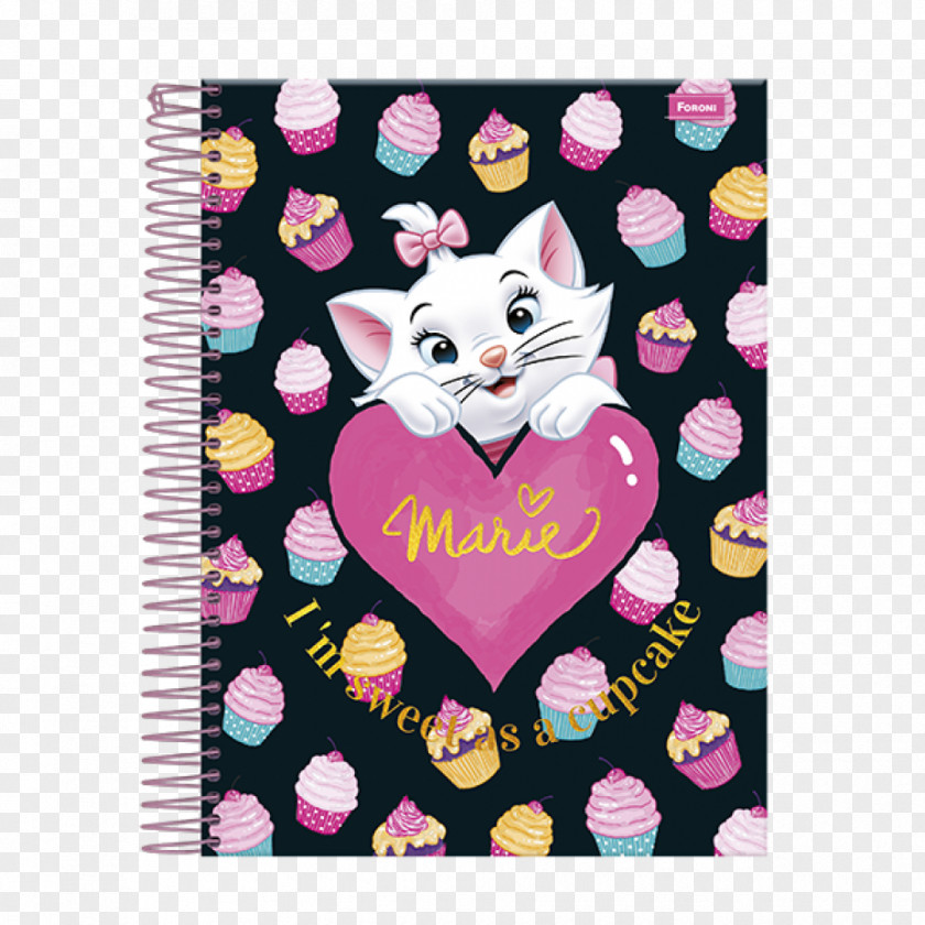 Notebook Caderno Universitário Marie Tilibra Stationery Hardcover PNG