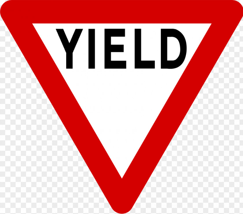 Road Yield Sign Traffic Stop Regulatory PNG