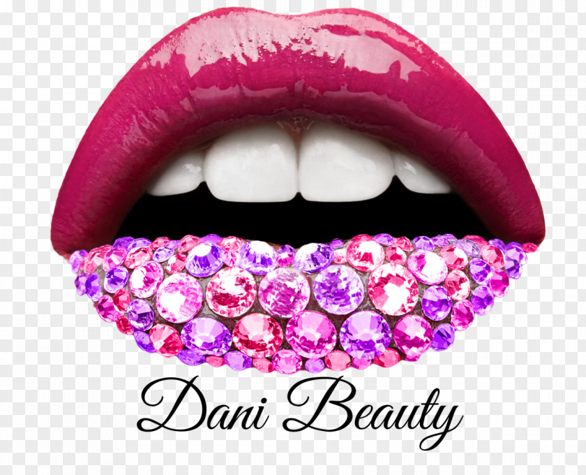 Tongue Glitter Lips Cartoon PNG