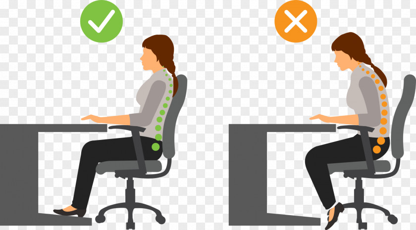 Job Conversation Sitting Office Chair PNG