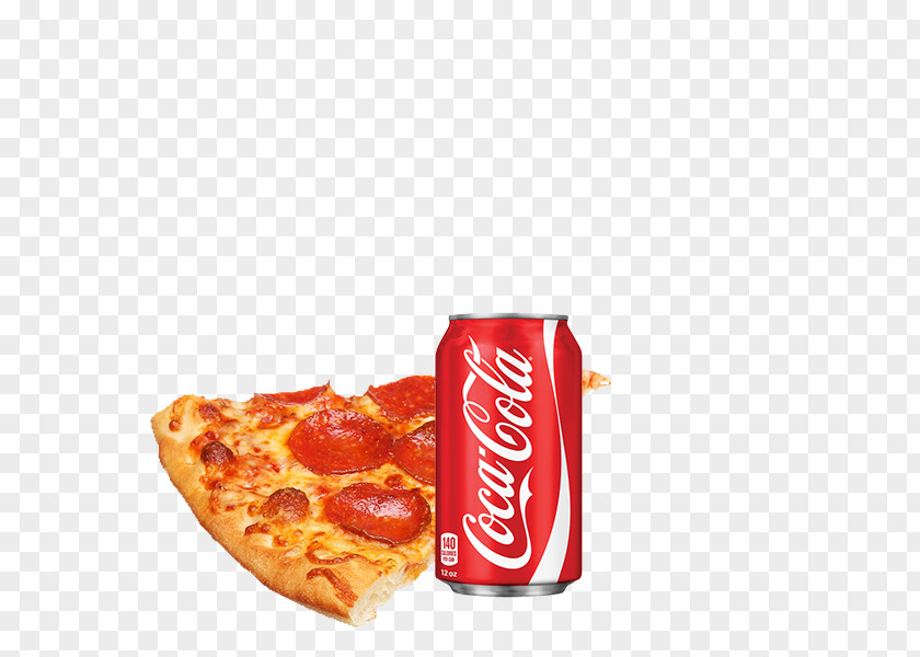 Pizza Coca-Cola Italian Cuisine Fizzy Drinks Pepperoni PNG
