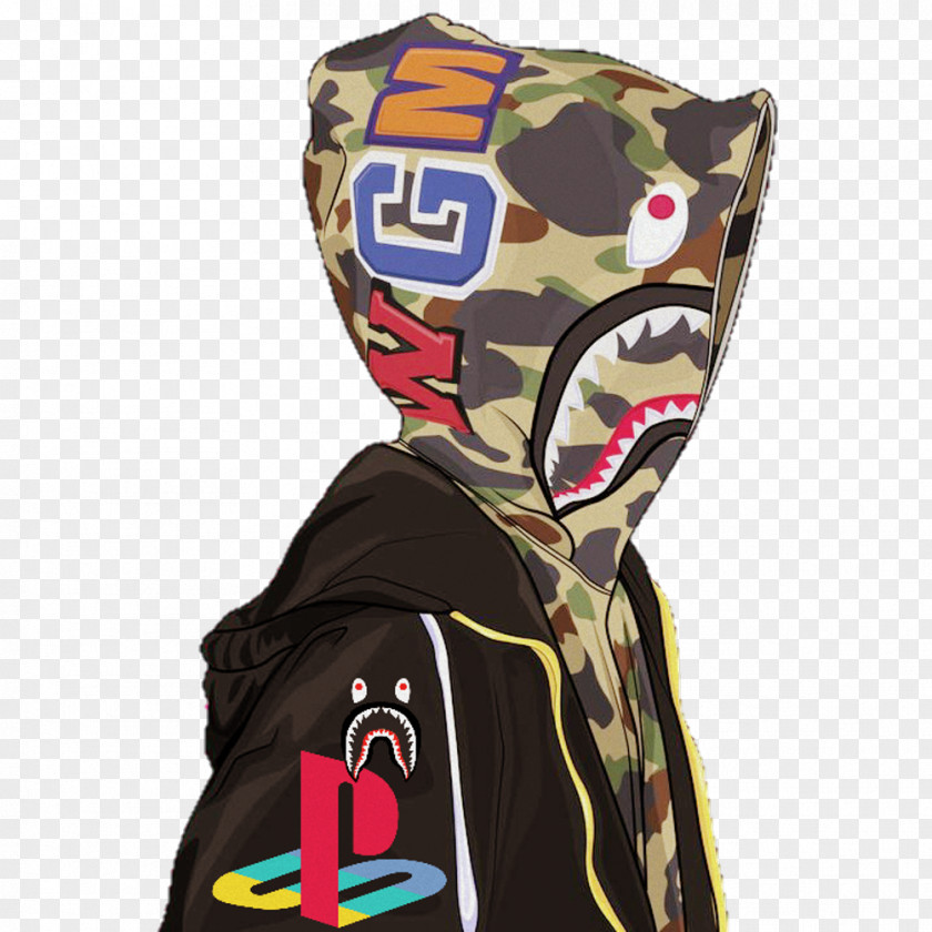 Supreme A Bathing Ape Fashion Hypebeast Sticker PNG