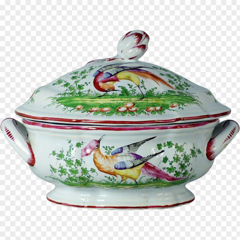 Ceramic Tableware Tureen Quimper Faience Porcelain PNG