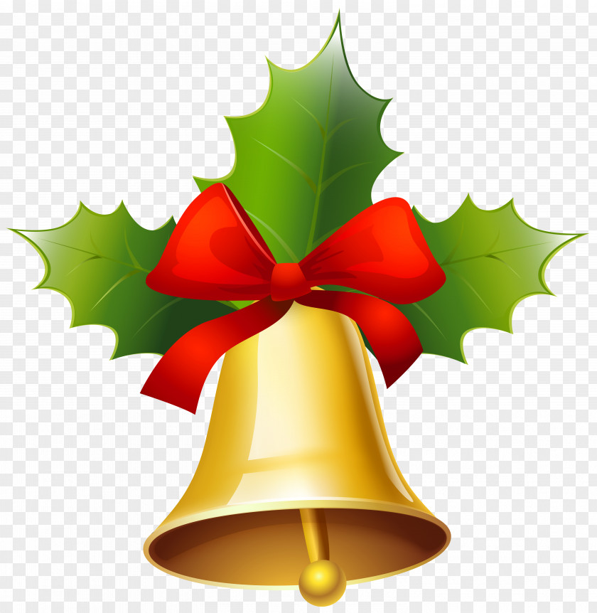 Golden Christmas Bell Clipart Image Jingle Clip Art PNG