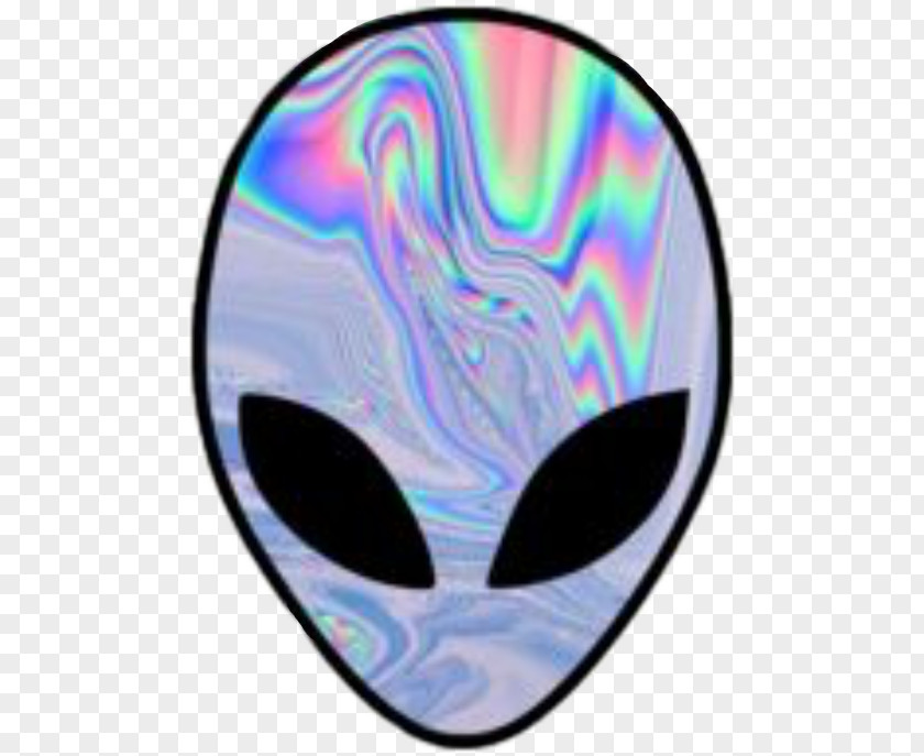 Holographic Sticker Wall Decal Paper Alien PNG