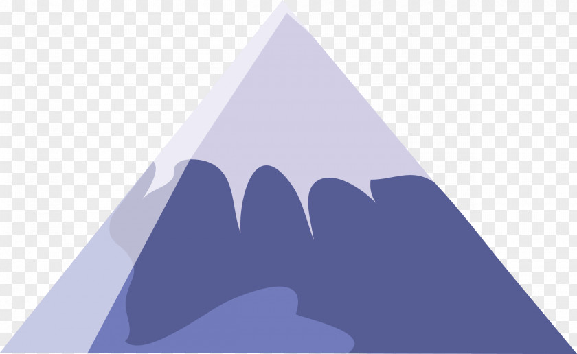 Iceberg Vector Triangle Purple Sky PNG