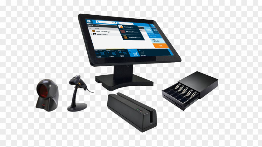 Pos Terminal Retail Computer Monitors Output Device PNG