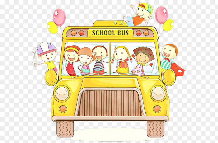 Sharing Baby Toys School Bus Drawing PNG