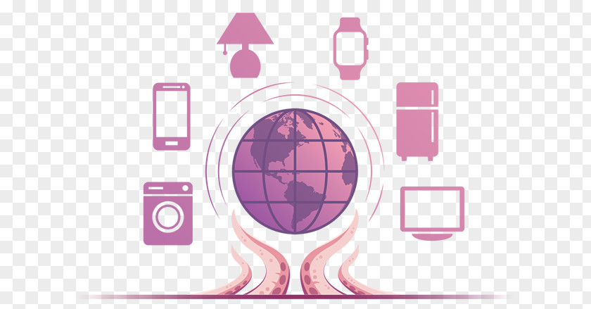 Internet Of Things Brand Logo Pink M PNG