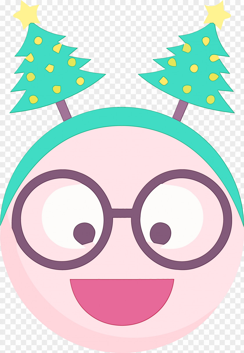 Nose Pink Cartoon Eye Smile PNG