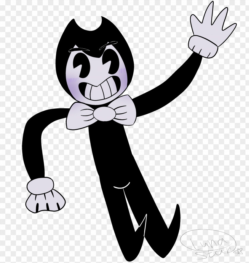Paint Bendy And The Ink Machine Fan Art PNG