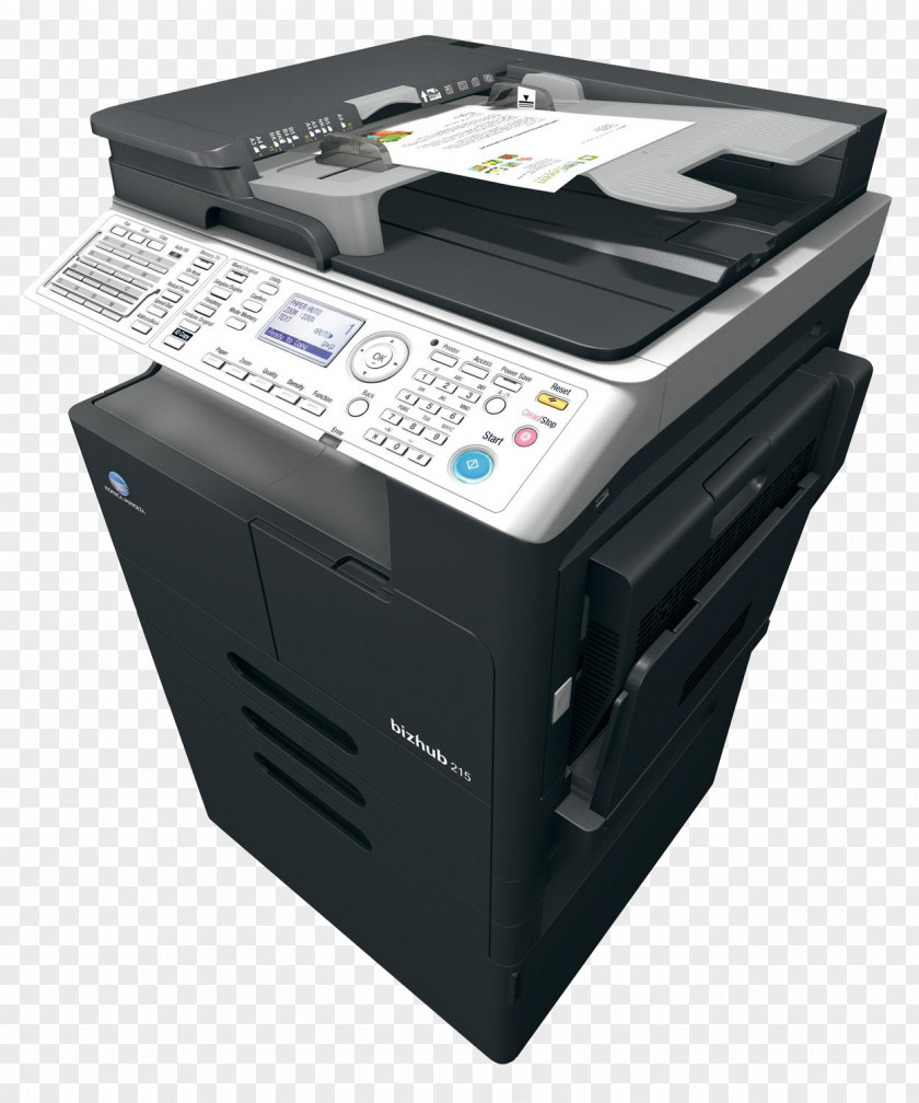 Printer Photocopier Konica Minolta Multi-function Laser Printing PNG