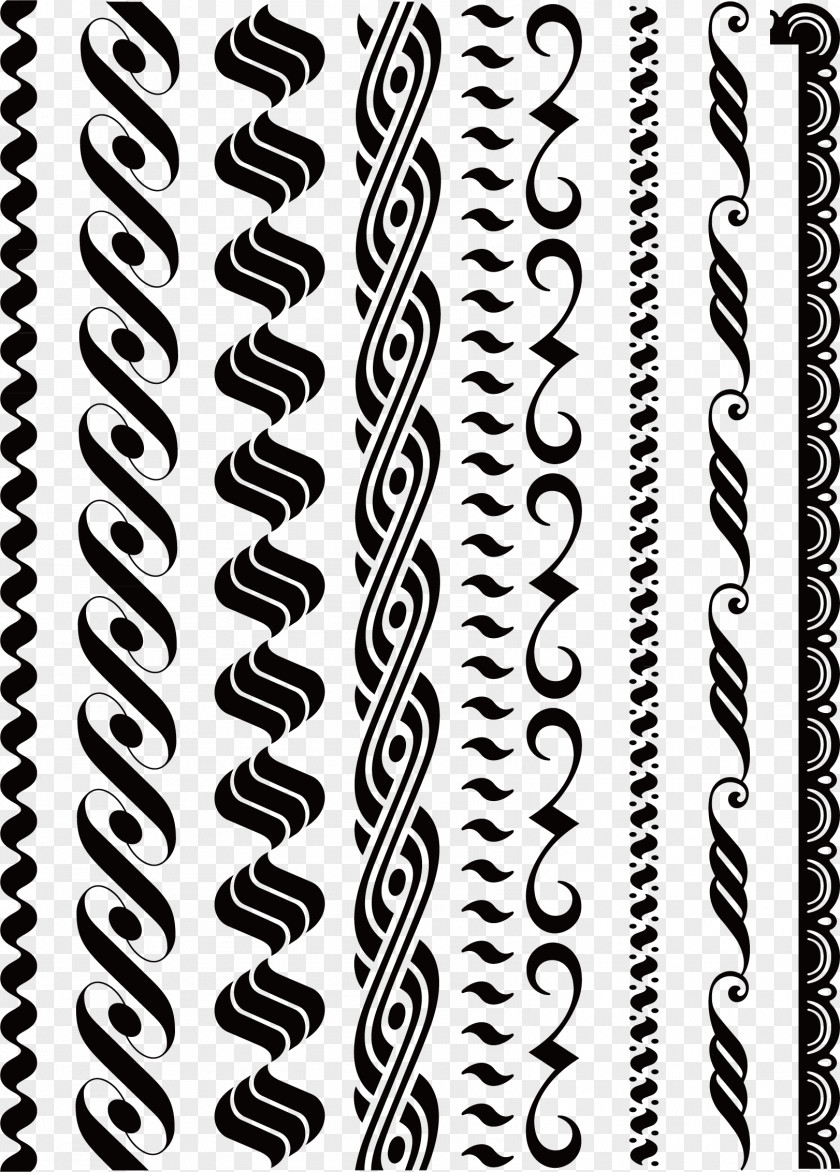 Vector Texture Lines Black And White Line Euclidean PNG