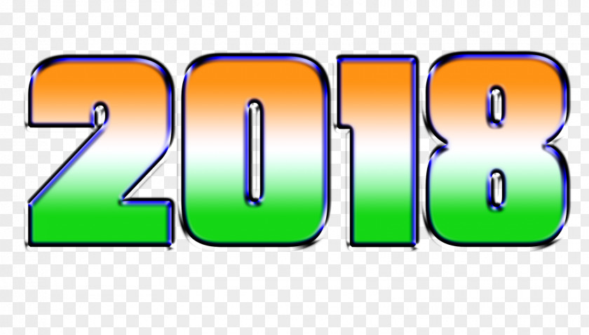 2018 Flag Of India Indian New Year's Days Desktop Wallpaper PNG