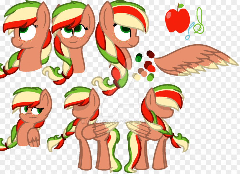 Apple Jazz Christmas Ornament Pony Fruit PNG