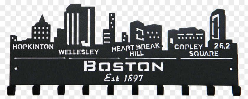 Boston Skyline Medal Metal Gift Sport Hooks PNG