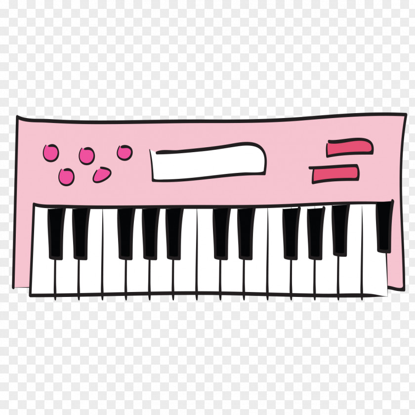 Cartoon Keyboard Electronic Musical Digital Piano Nord Electro PNG