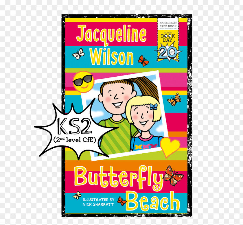 World Book Day Jacqueline Wilson Butterfly Beach Review PNG