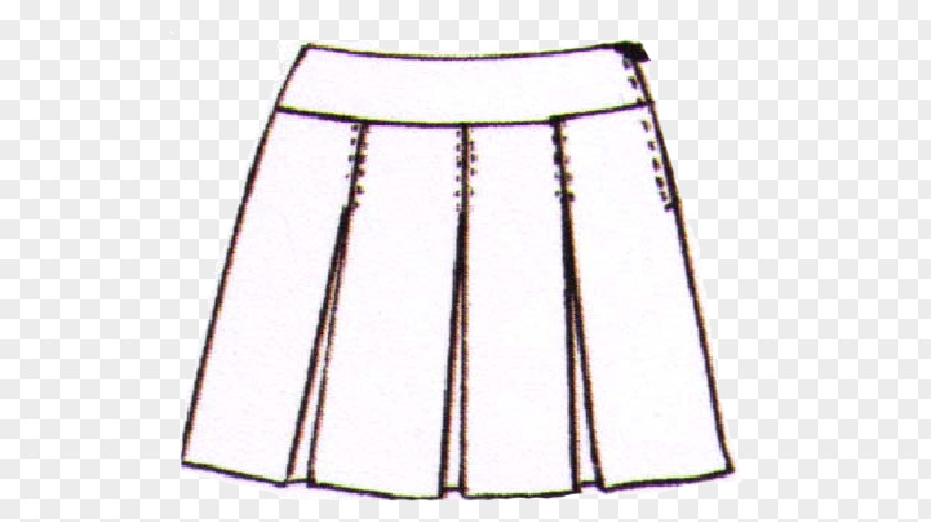 Plaid Skirt Dress Line PNG
