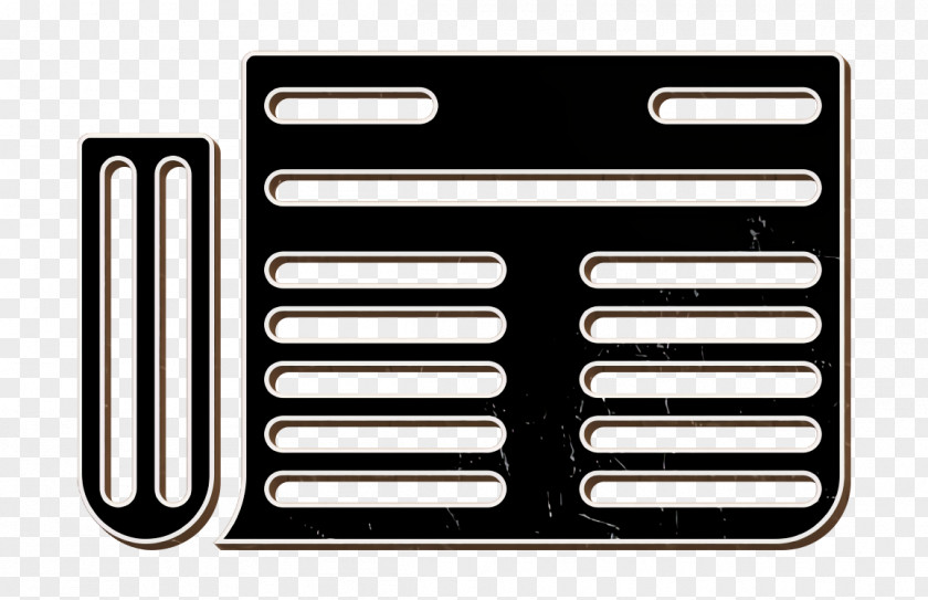 Rectangle Grille Daily Icon Harry Newspaper PNG