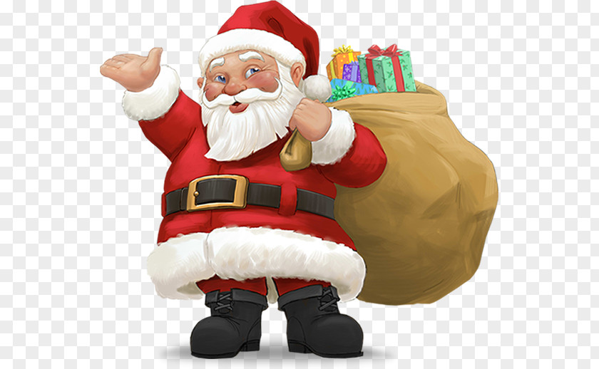 Christmas Santa Claus New Years Day Wish PNG