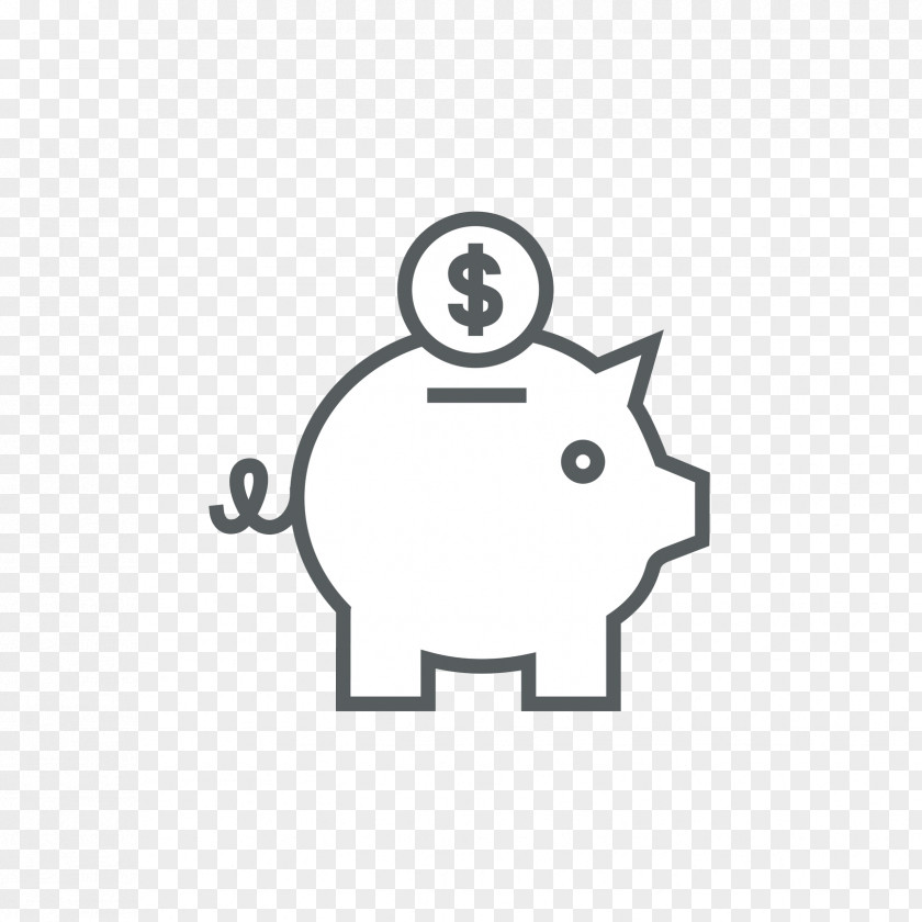 Piggy Bank Coin PNG