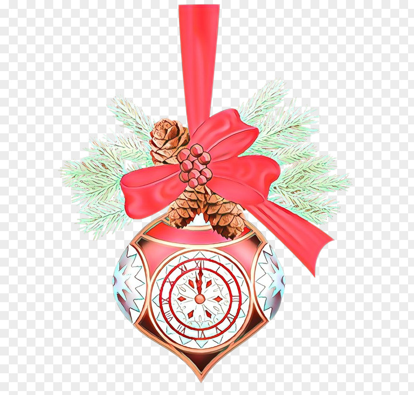 Pine Family Ribbon Christmas Ornament PNG