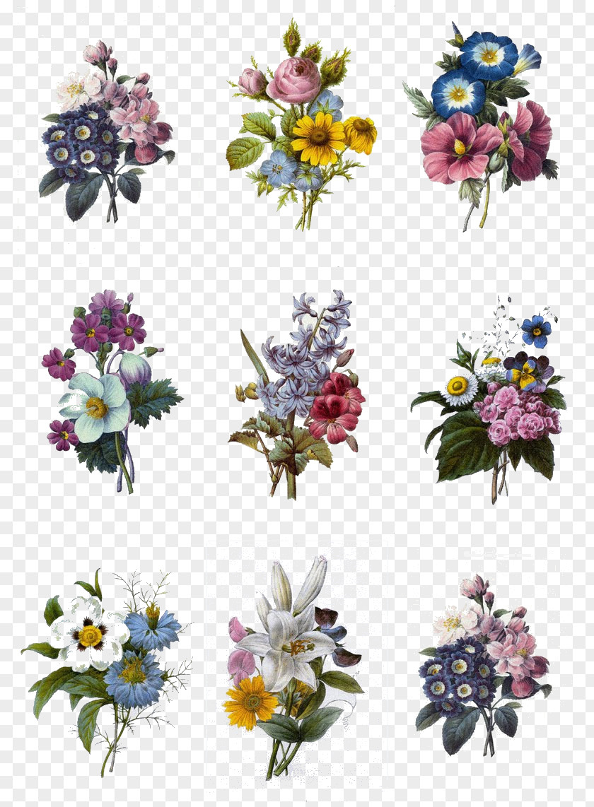 Tattoo Clip Art Flower Bouquet PNG