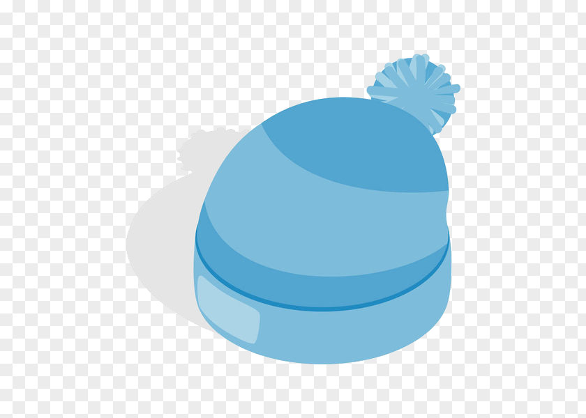 Blue Hat With Broad Stripes Cap Icon PNG