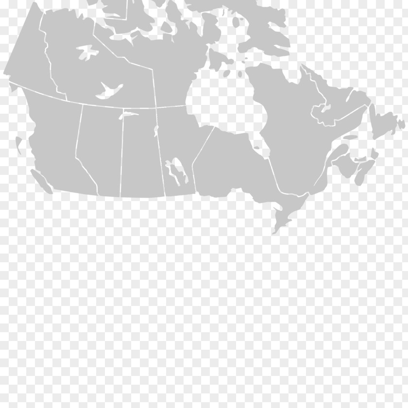 Canada Blank Map Royalty-free PNG