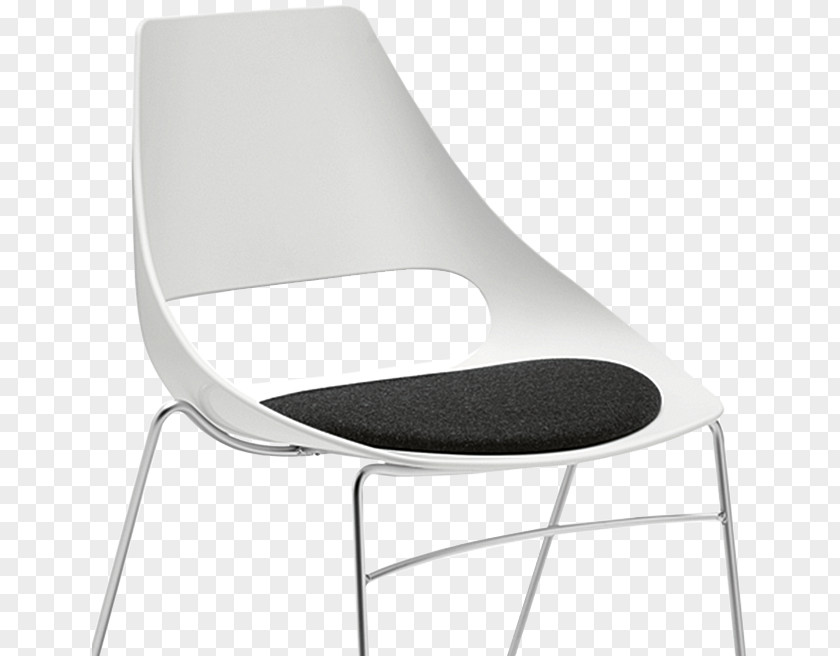 Chair Bar Stool Armrest Seat White PNG