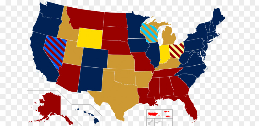 United States US Presidential Election 2016 Election, 2000 Red And Blue Popular Vote PNG